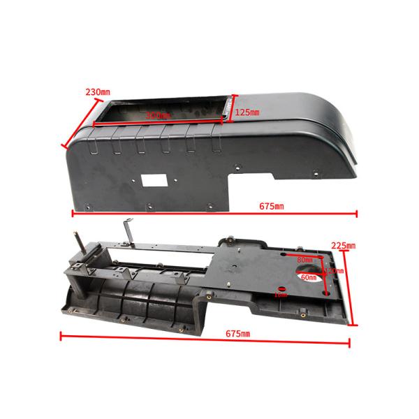 60205617 Capa de lâmpada de cauda de plástico Capa de luz de cauda direita LED para Isuzu