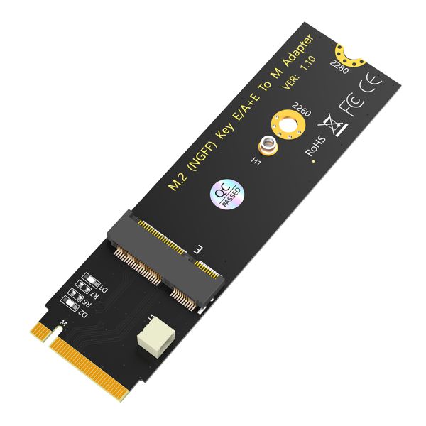 Upgrade Version M.2 NGFF A+E Key WiFi/Bluetooth Adapter Card with High Speed Data Transmission for Intel AX200/AX201/AX210 - Plug and Play