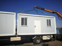 Prix d'usine cadre en acier panneau sandwich en fibre de verre maison modulaire maison préfabriquée maison pour le chantier de construction bureau