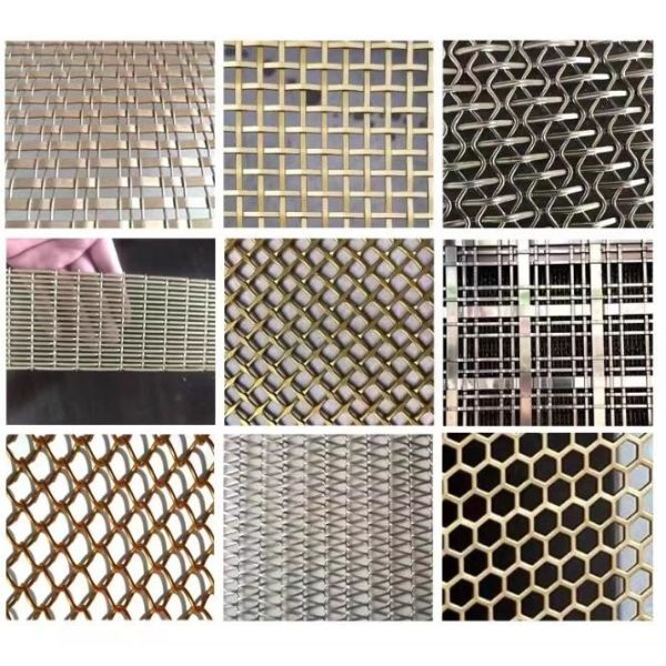 Crimped Woven Architectural Stainless Steel Mesh For Hospitality Luxury Hotel Lobby