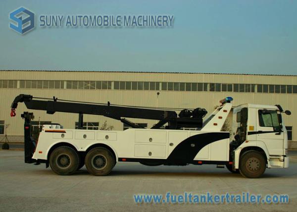 Flat Bed RTR 35 HOWO 32 Ton Heavy Duty Rotator Wreckers 6X4