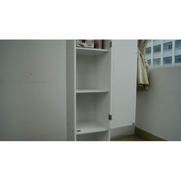 5 Tiers Shelves Home Wood Furniture Mirrored Jewelry Cabinet MDF 160.5CM Height