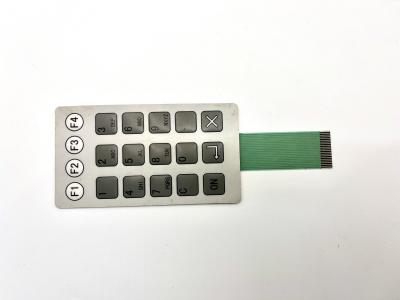 Waterproof Matrix Membrane Keypad Custom Keypad Membrane Compact For Marine Electronics