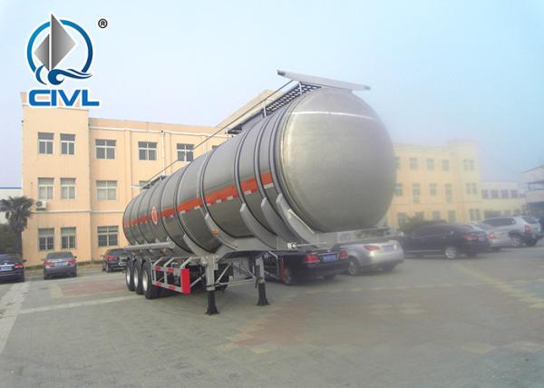 60CBM Oil Tanker Semitrailer Three-axle Fuel Tanker Semi-trailer aluminum semi trailer