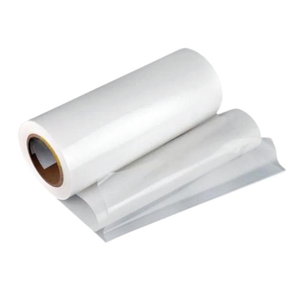 Translucent Adhesive Backed Polyester Film With Release Paper / Tensile Strength 3.5MPa