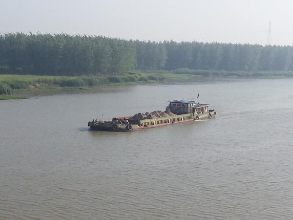 Professional Self Propelled Barge 45m Length Matches Up With Sand Dredger