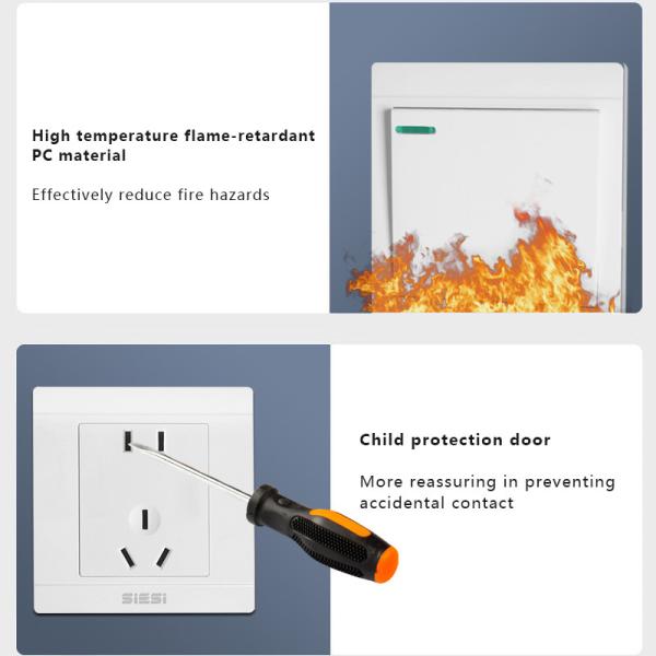 Southeast Asia Middleeast Standard Wall Switches Socket G1 Light Switching Power Supply 220V for Home