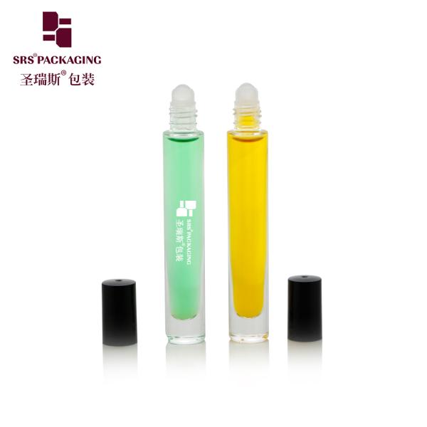 10ML Roll On Glass Bottle with Customized Color No Leakage and Screen Printing for Cosmetic Packaging