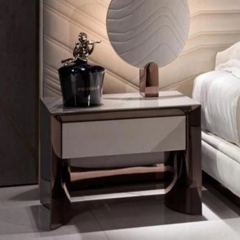 Водоустойчивые современные прикроватные столики гальванизируя шкафы хранения 0.6m декоративные