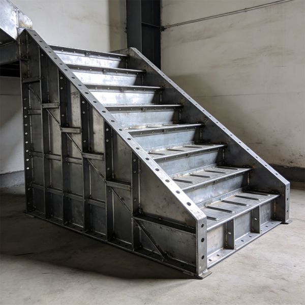 Steel Concrete Step Formwork corrosion resistant With Treated Steel Plates