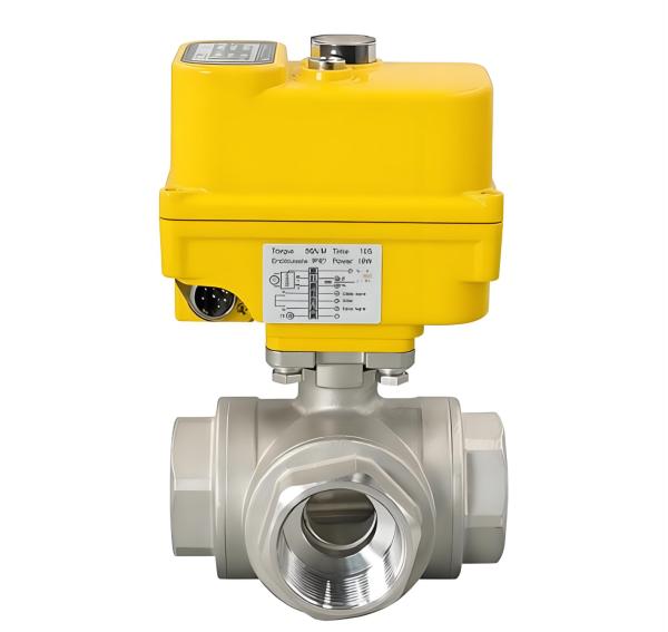 1/2in11/2in WCB Stainless Steel Miniature Electric Quick-Connect Threaded Ball Valve Lightweight Compact DC24V AC110V220V380V