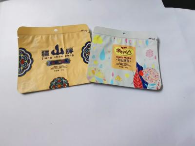 Food grade 25g Capacity 3 Side Seal Bags Outstanding Moisture And Barrier