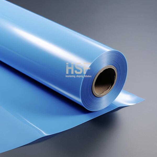 60 Micron Opaque Blue Coated PE Release Film Width Range Up To 2000mm