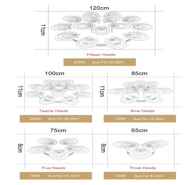 Beautiful bedroom ceiling lights led acrylic ceiling light For Living room Bedroom (WH-MA-62)