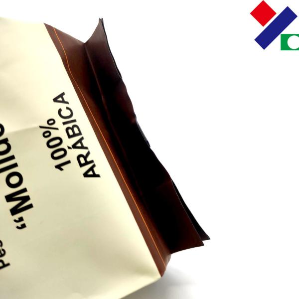 Штейновые 250G стоят вверх по мешку, плоским нижним сумкам кофе молнии Biodegradable с клапаном
