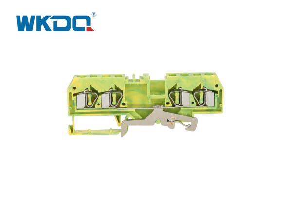 281-657 Spring Clamp Terminal Block Snap On Installation Large Labeling Area