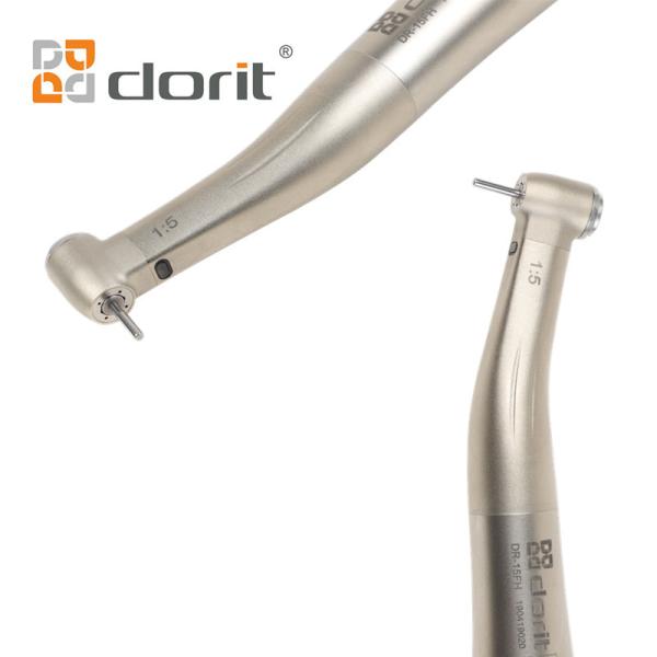 1/5 Contra Angle Speed Increasing Handpiece Fiber Optic Stainless Steel Body For FG Bur