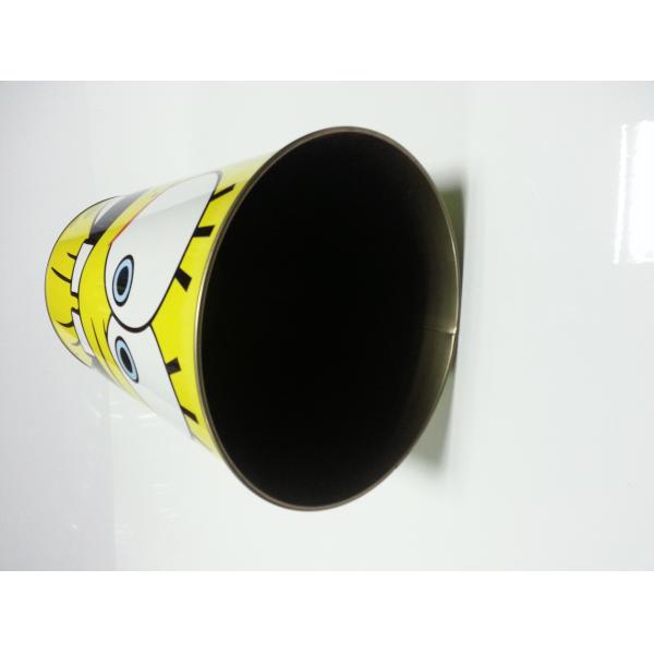 Напечатанный ящик ведра олова металла шаржа неныжный для хранения хлама/отброса