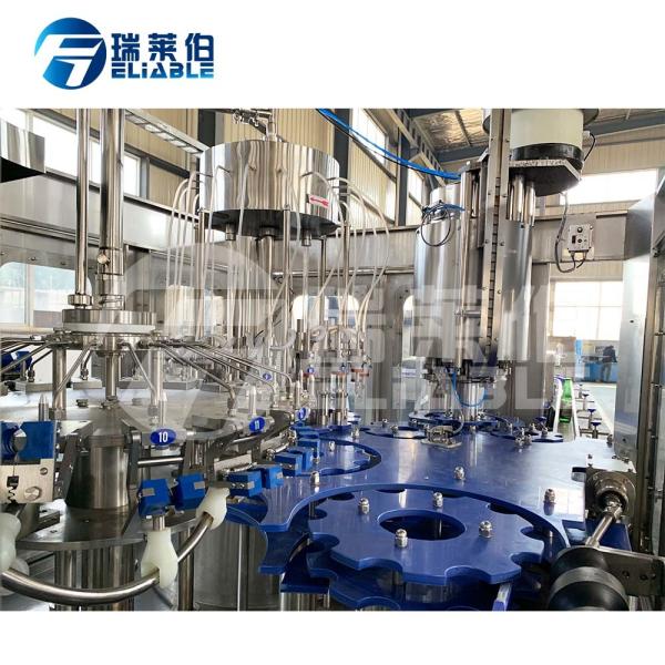 Juice Drinks Glass Bottle Filling Machine / Wine Bottling Equipment High Speed