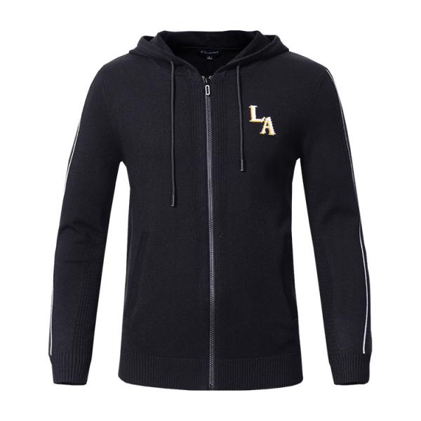 Custom Mens Cashmere Sweaters With Zipper , Mens Full Zip Cardigan Sweater