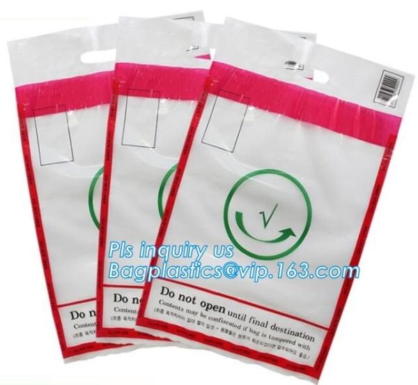 ICAO Duty Free Packaging, STEBs Bags, Custom Airport Store, Retail Shop Security Bags, Tamper Evident Proof