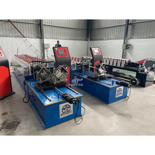 “Double U Channel Two In One Roll Forming Machine US Standard PLC Control High Speed U Shape Steel Keel Cold Roll Form Equipment For Construction”