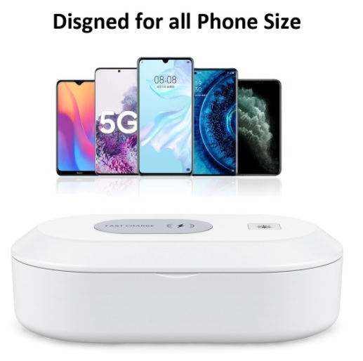 Multifunctional ultraviolet disinfection box wireless charger