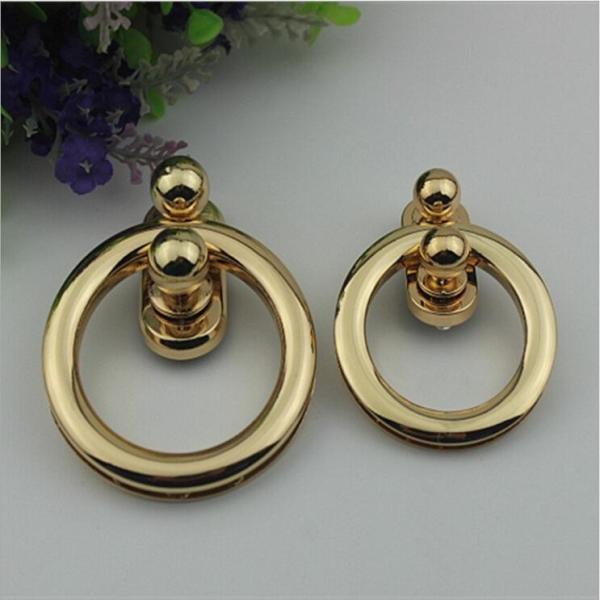 Bag Metal Fittings Fashion Light Gold Bag Turn Lock Twist Lock For Handbags/Purse
