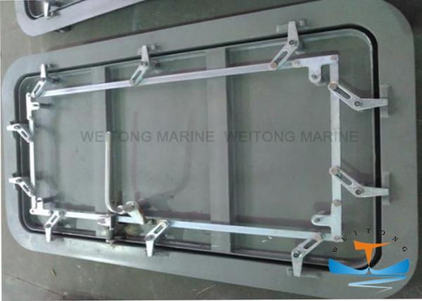 Stainless Steel Marine Watertight Doors Customized Dimension Galvanized Finishes