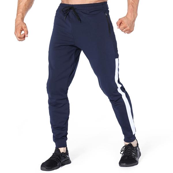 Людей Joggers Sportswear черноты Drawstring 65% хлопок брюки тренируя идущие