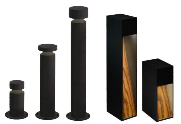 Waterproof 6W LED Garden Lights AC85 - 265V / Outdoor Bollard Light
