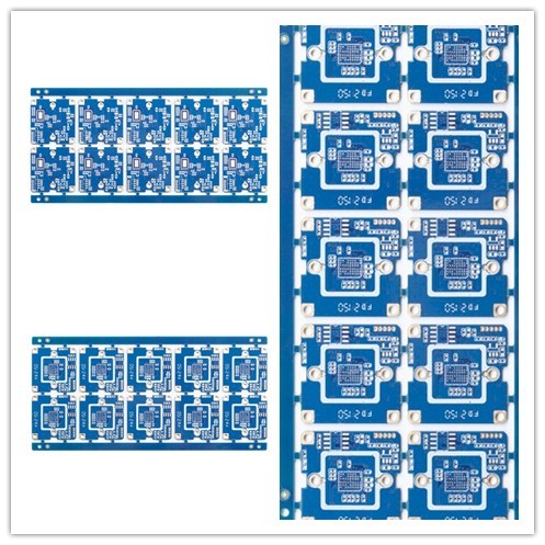 Заполненная смолой маска припоя золота 5mil погружения Pcb оборота отверстия быстрая голубая