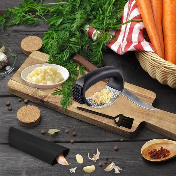 Free Samples Stainless Steel Garlic Mincer Grinder for Sustainable Kitchen Accessories