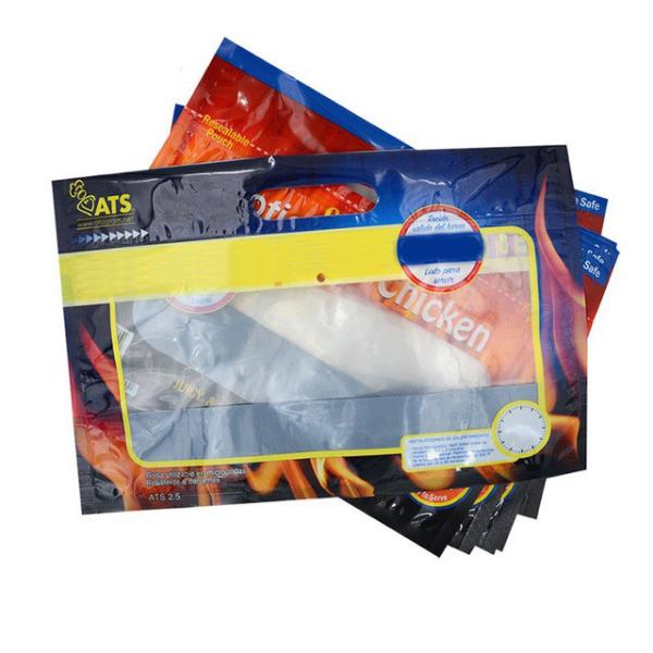 Gravure Printing Resealable Plastic Zipper Bags MOPP Aluminum Foil Food Bag