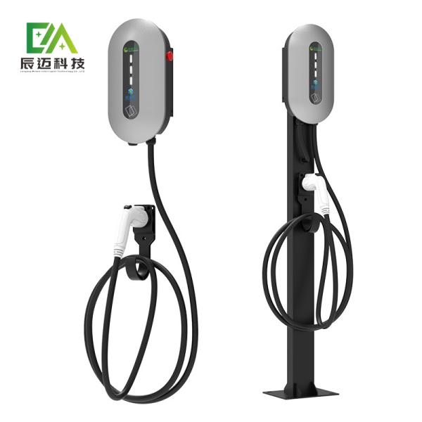 LCD Display EV Wallbox Charger Station Three Phases AC400V Tesla Ev Charging Station
