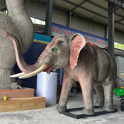 Realistic Mechanical Lifesize 3D Animatronic Animal Robot Model