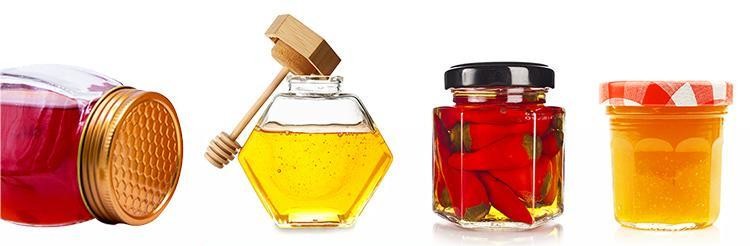 Низкий MOQ 100Ml 150Ml 200Ml пустые медные стеклянные банки с золотыми крышками с крышками
