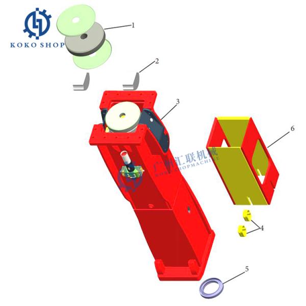 BR4099 Rock Hammer Parts 162525 Износостойкая плита гидромолота для запасных частей RAMMER
