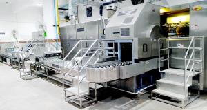 Chaîne de production de cornet de crème glacée d'acier inoxydable grande vitesse