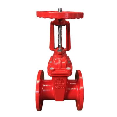 Ductile Iron Metal Seat Rising Stem Brass Seal Gate Valve