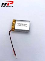 Marché de la Corée de batterie de polymère de lithium du dispositif médical 102535 900mAh 3.7V avec des CB de kc