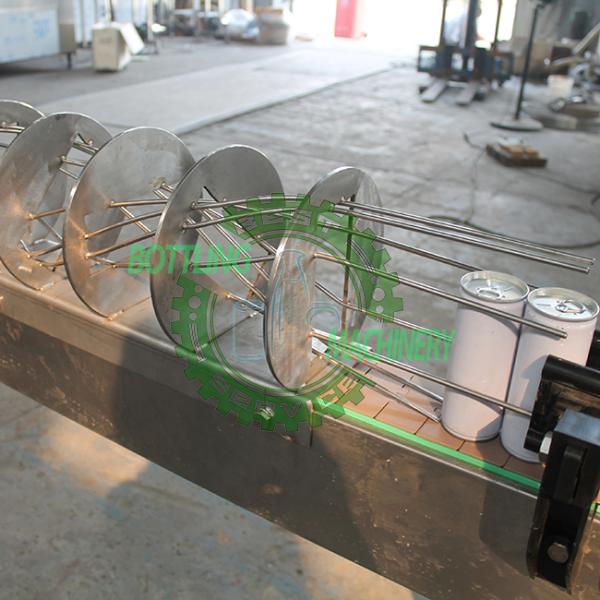 12-1 1500CPH Linear Non-Gas Tea Milk PET Cans Filling Machine