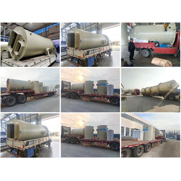 HMPP High Modulus Polypropylene Integrated Pump Station Buried Intelligent Rainwater And Sewage Lift Pump Station