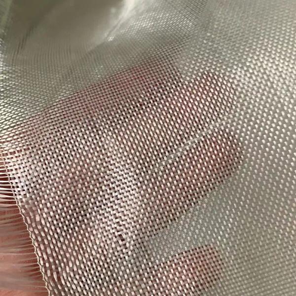 White Woven Fiberglass Cloth Insulation Heat Preservation