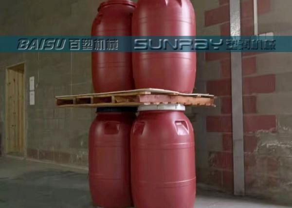 200 Litre Blue HDPE Barrel / Plastic Drum Making Machine 95KW SRB120A