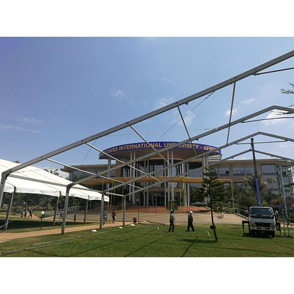 Aluminum A Frame Outdoor 850g/sqm 70m Clear Event Tent