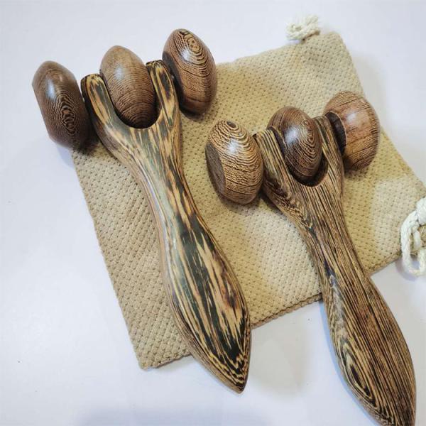 Wooden Spa Foot Massage Stick for Relieving Soreness Full-body Massage Area Tools Set
