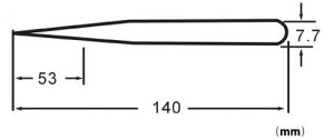 Safe Precision ESD Esd Plastic Tweezers AISI 302 Material Length 110 - 140mm