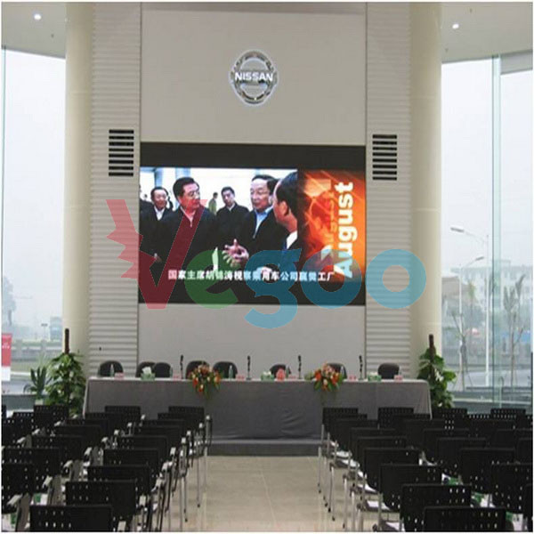 A tela de exposição interna sem emenda P5 do diodo emissor de luz da cor completa de brilho alto conduziu a parede video