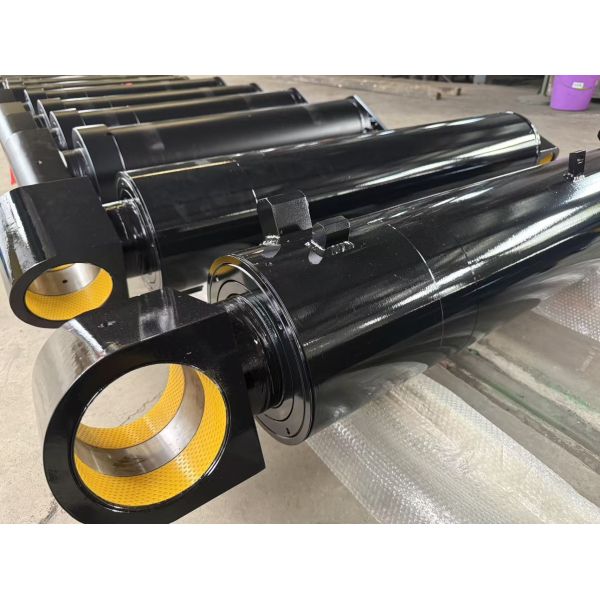 Double Acting Hard Chrome Plated Lifting Hydraulic Cylinder Large Heavy Duty 195mm